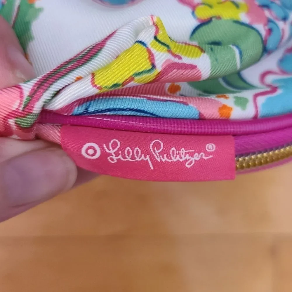 Lilly Pulitzer Makeup Bag Nosie Posey Print Target Collab NWT